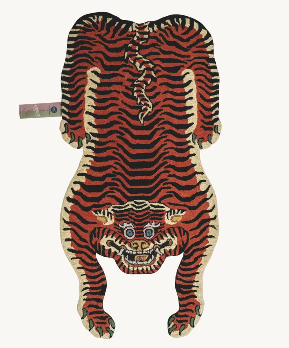 heritage-santana-tiger-rug-doing-goods-1.45.10.091.015.5-01-off-white-web Heritage Santana Tiger Rug - Görsel 1
