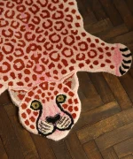 Pinky Leopard Rug Large - Görsel 3